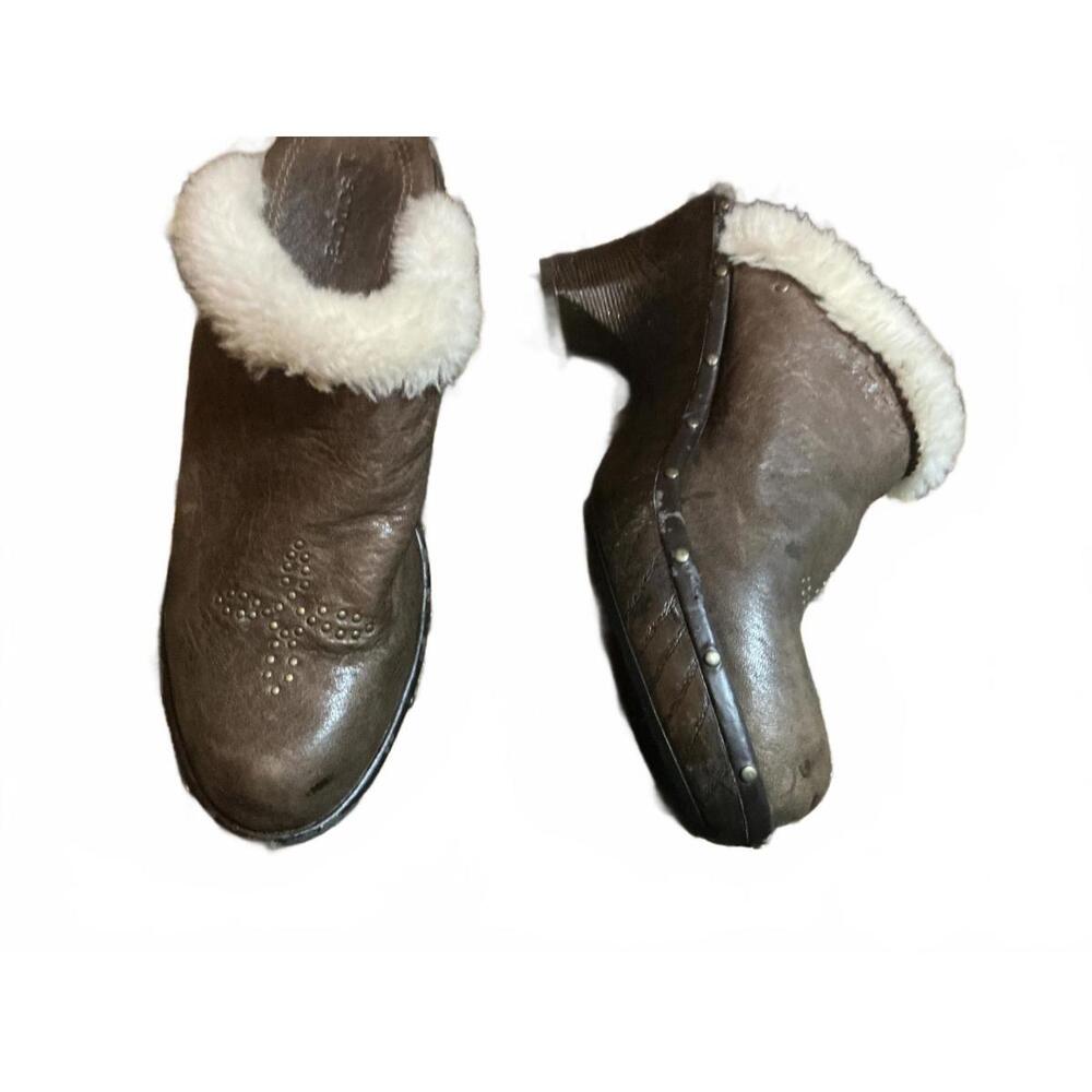 10 Fur Mules o3196